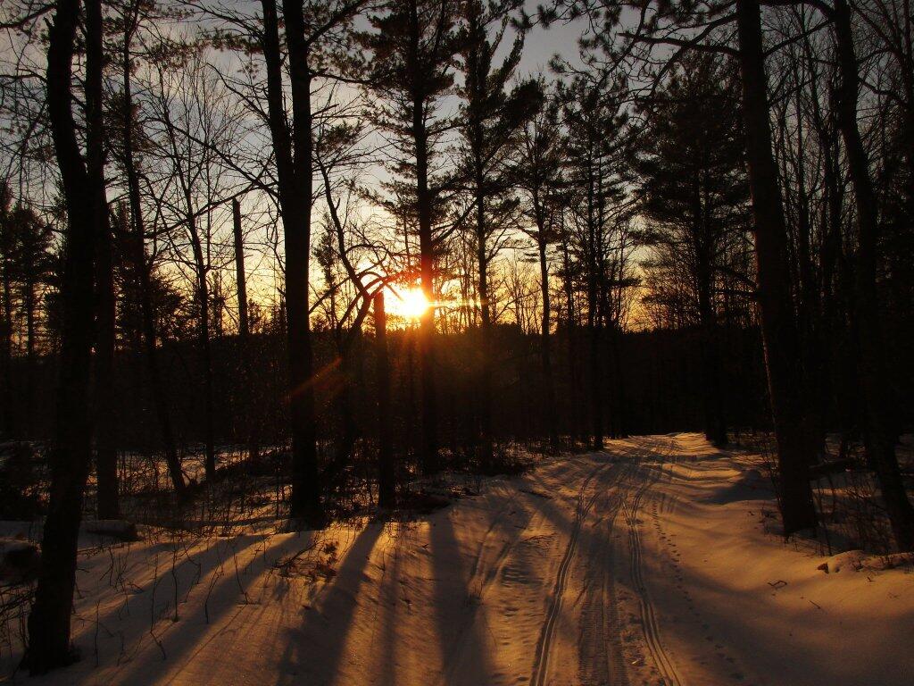 Photo: Snowmobile Trail Photo: Snowmobile Trail