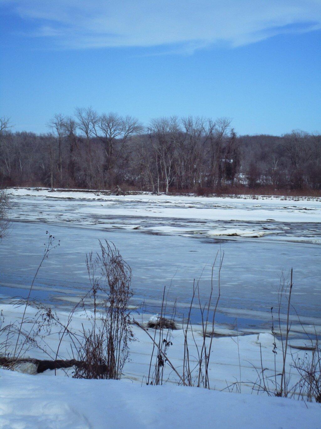 Photo: Some Ice At Hells Gate Photo: Some Ice At Hells Gate