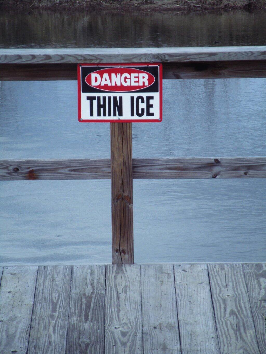 Photo: Very Thin Ice