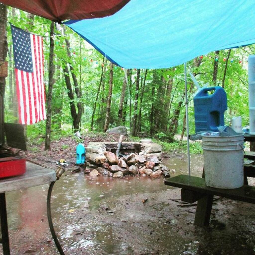 Photo: Pouring Rain on Saturday