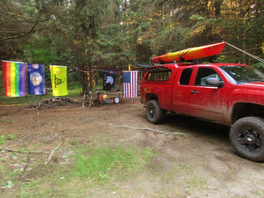Photo: Rearranged The Flags The Second Night