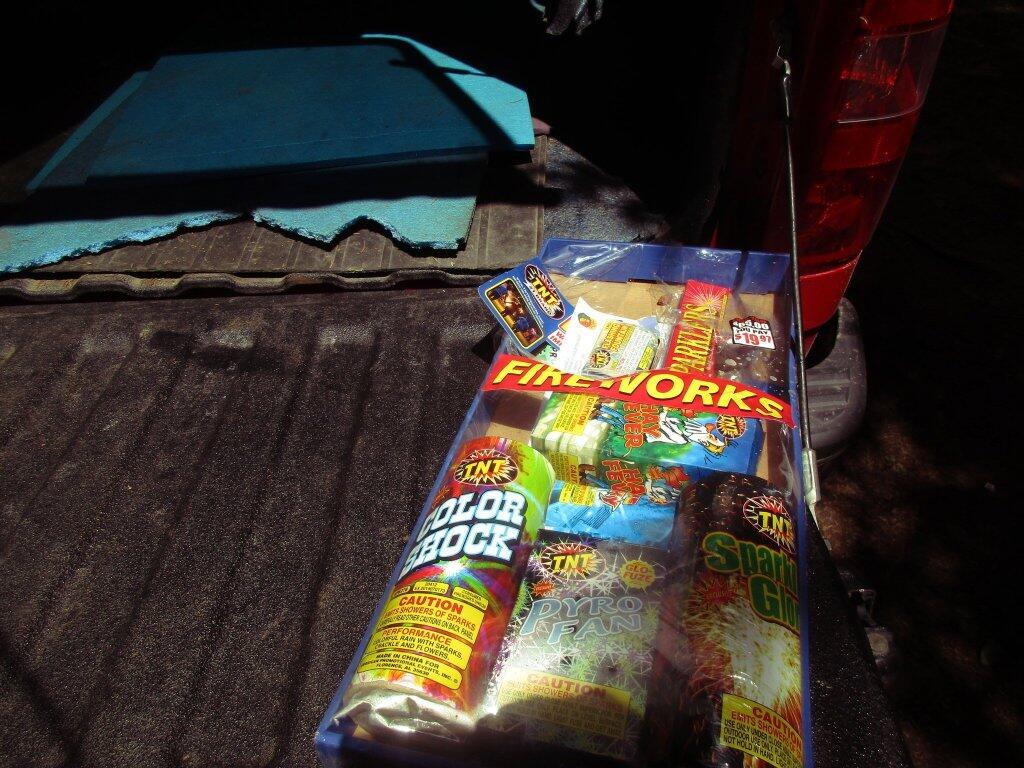 Photo: Still Working On Those Fireworks