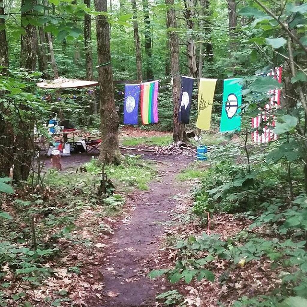 Photo: Back to camp