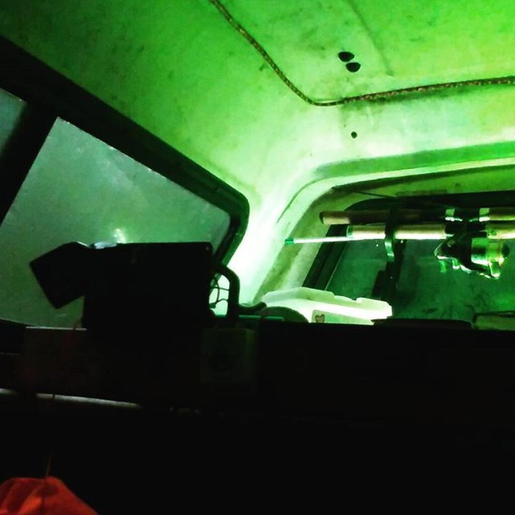 Photo: Still raining, decided to retire to the truck for the night