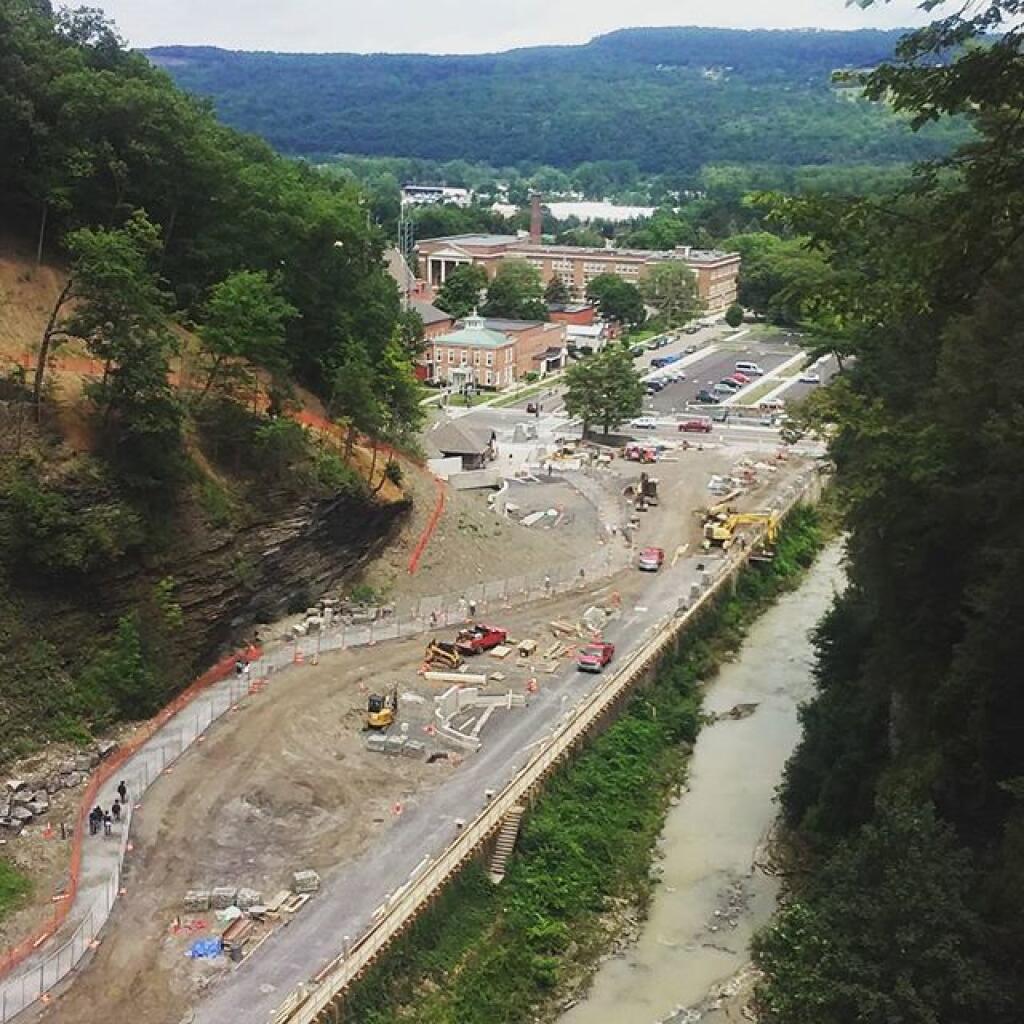 Photo: Rebuilding lower Watkins Glen