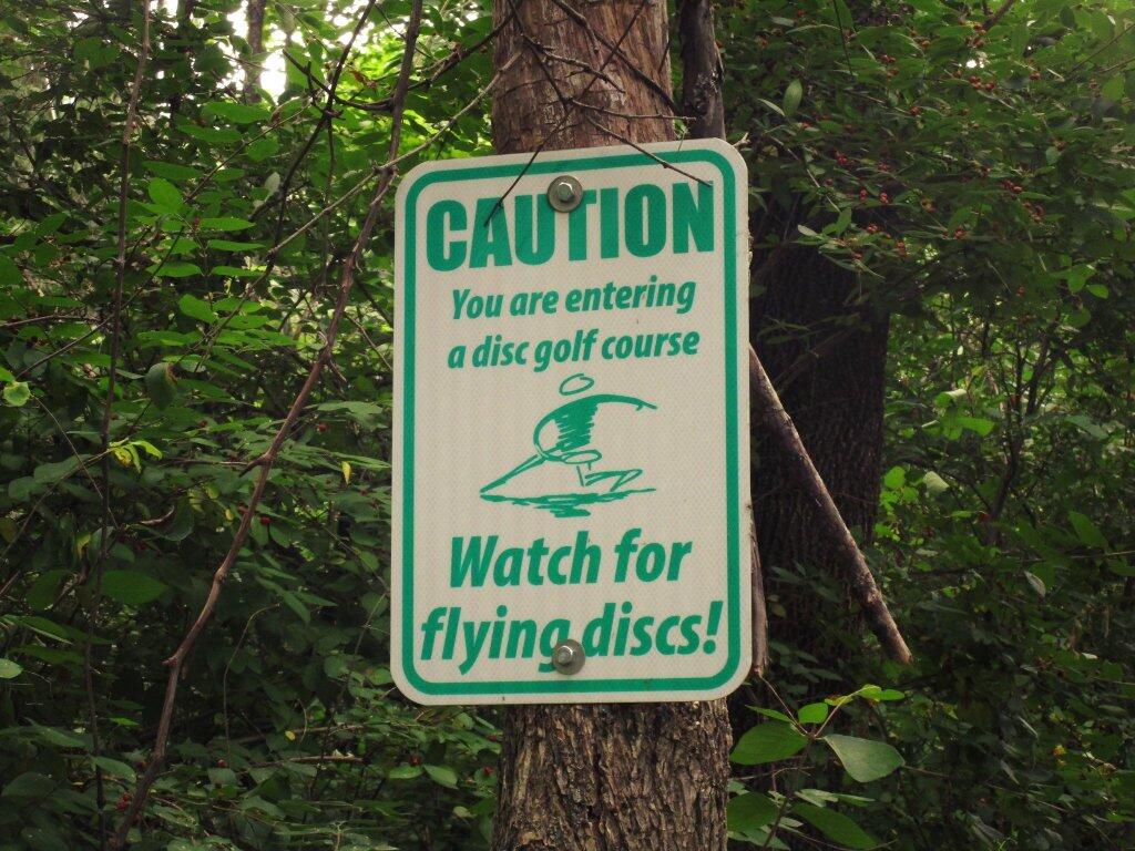 Photo: Watch For Flying Disks