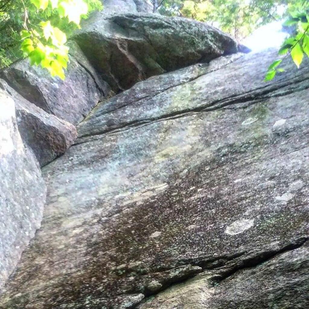 Photo: Good Luck Cliffs from the trail