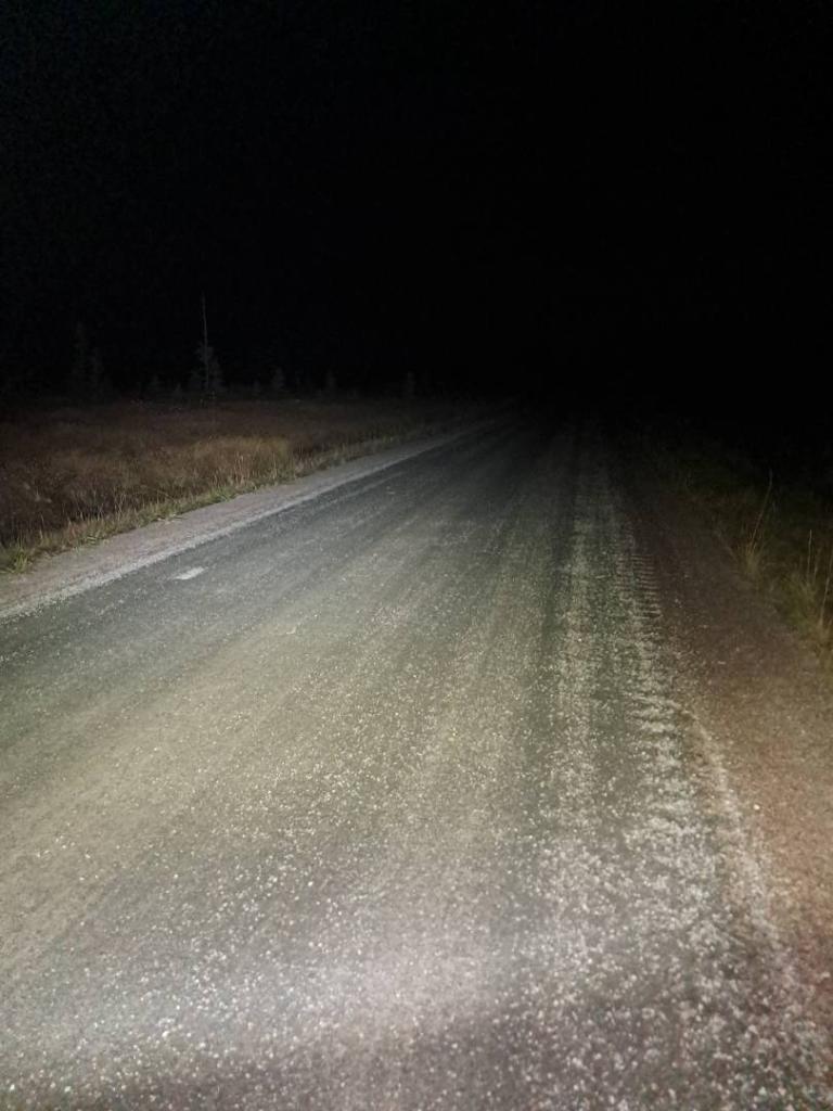 Photo: Rode the Adirondack Rail Trail after dark most of the way to Tupper Lake!