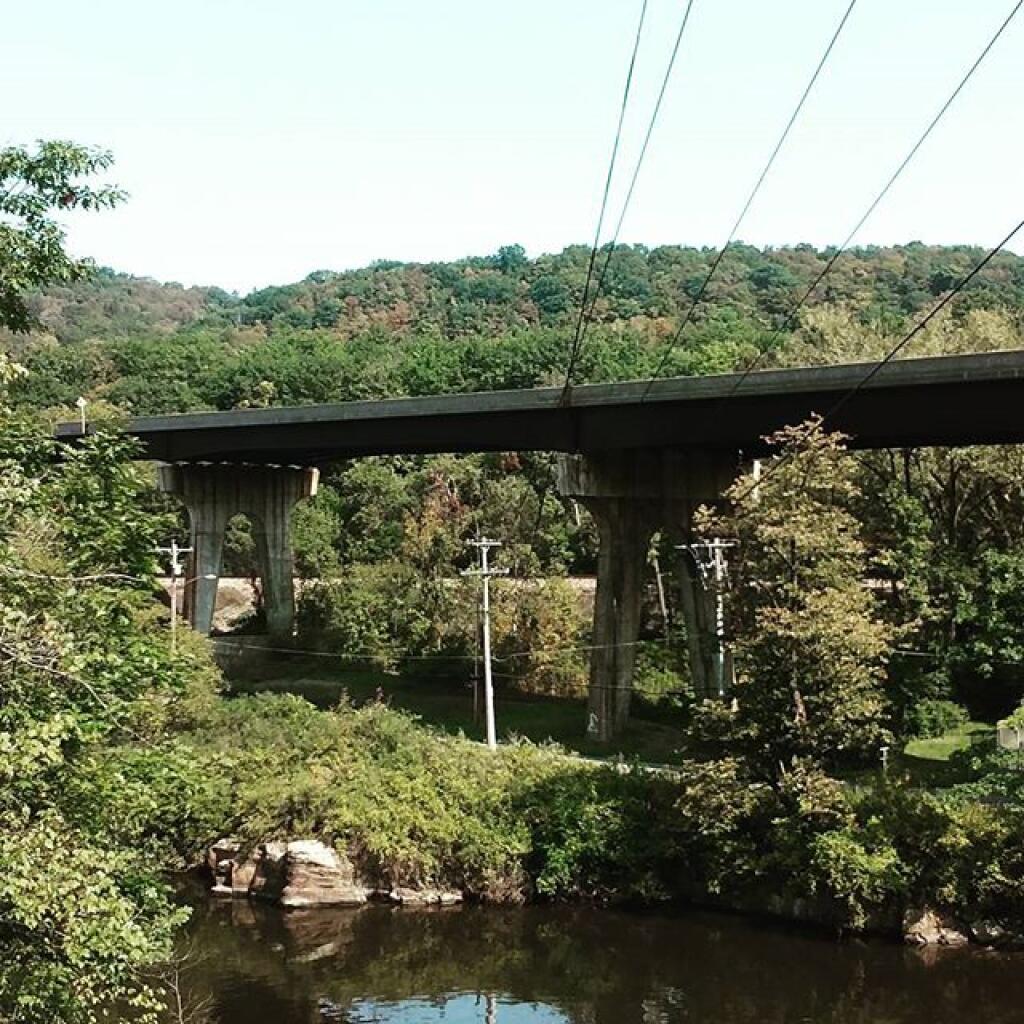 Photo: The bridge that almost crossed Moss Island