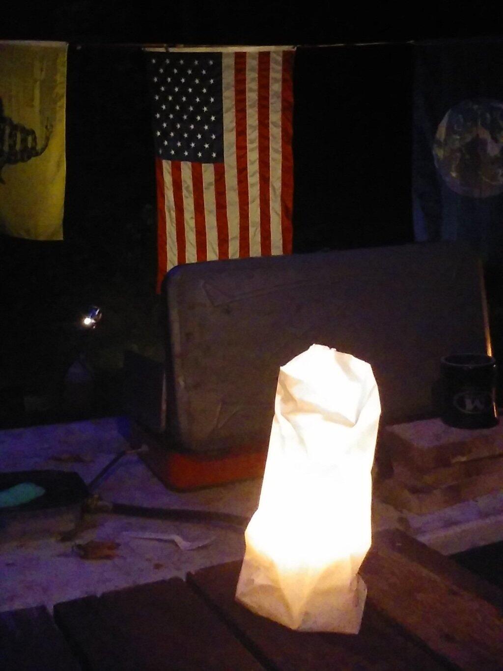 Photo: After Dark At Camp