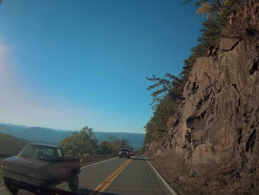 Photo: Rush Hour Heading Down Shenandoah Mountain On US 33