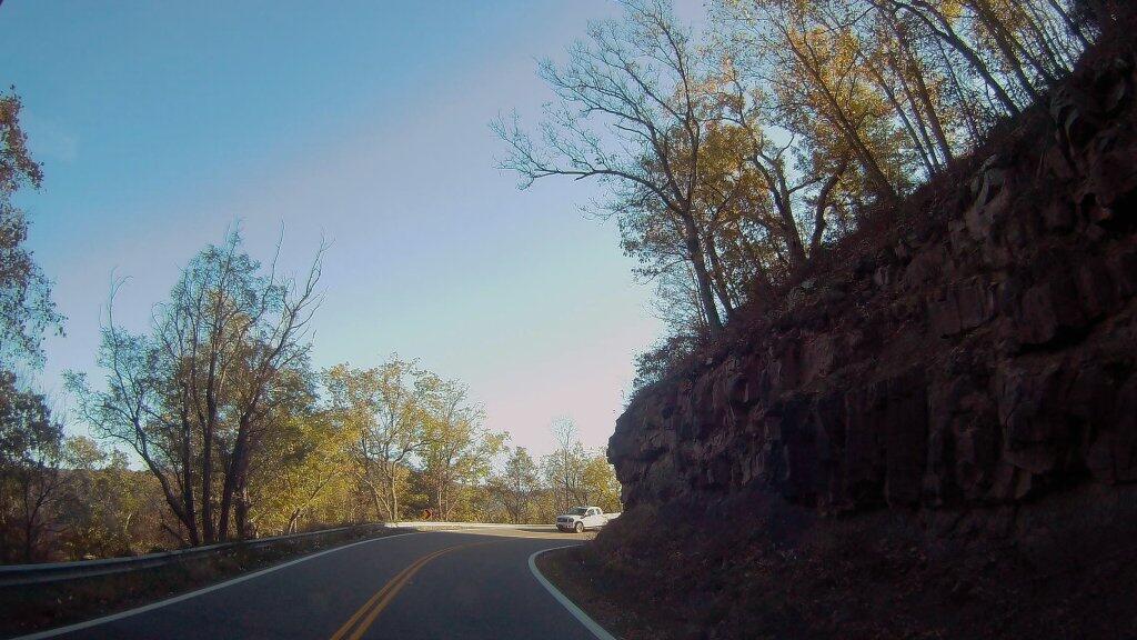 Photo: Evening Shadows Heading Up Shenandoah Mountain