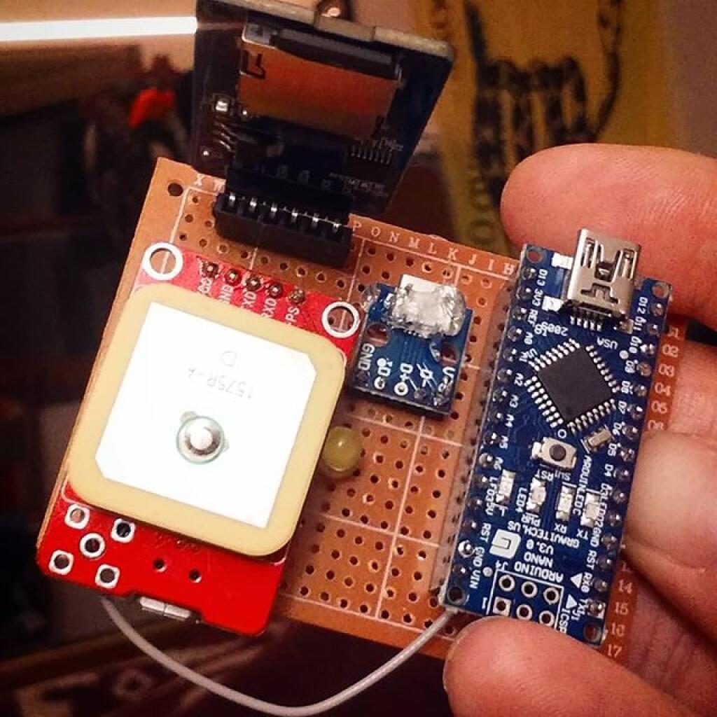 Photo: GPS Logger I Built for Summer Road Trips Photo: GPS Logger I Built for Summer Road Trips