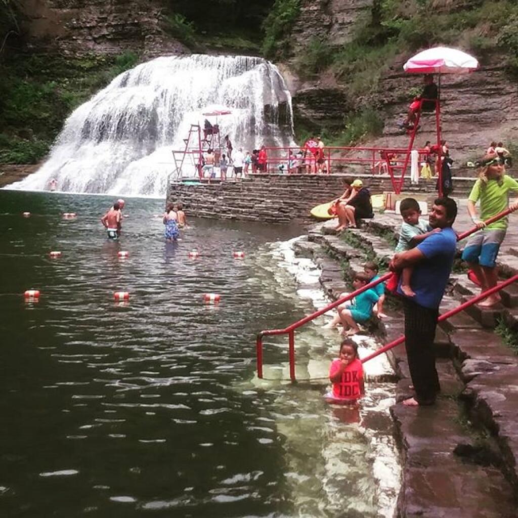 Photo: Not a lot of people swimming today