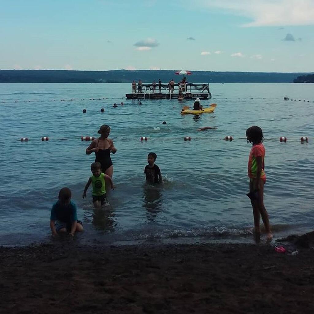 Photo: Got to do about a half hour swimming before the thunderstorm rolled in Photo: Got to do about a half hour swimming before the thunderstorm rolled in