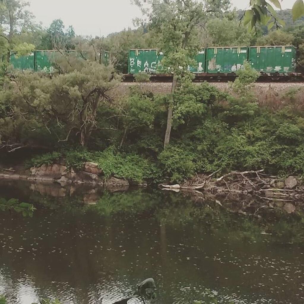 Photo: Garbage train