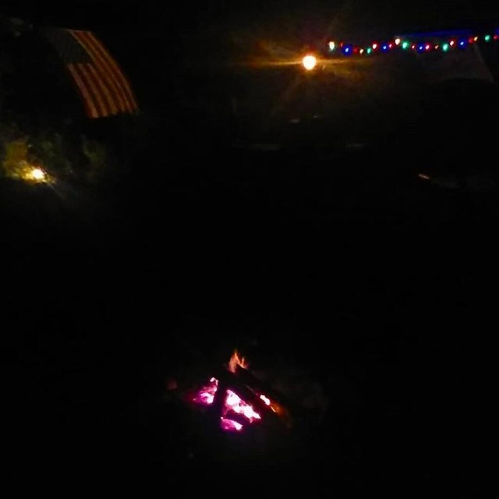 Photo: Tonight at camp Photo: Tonight at camp