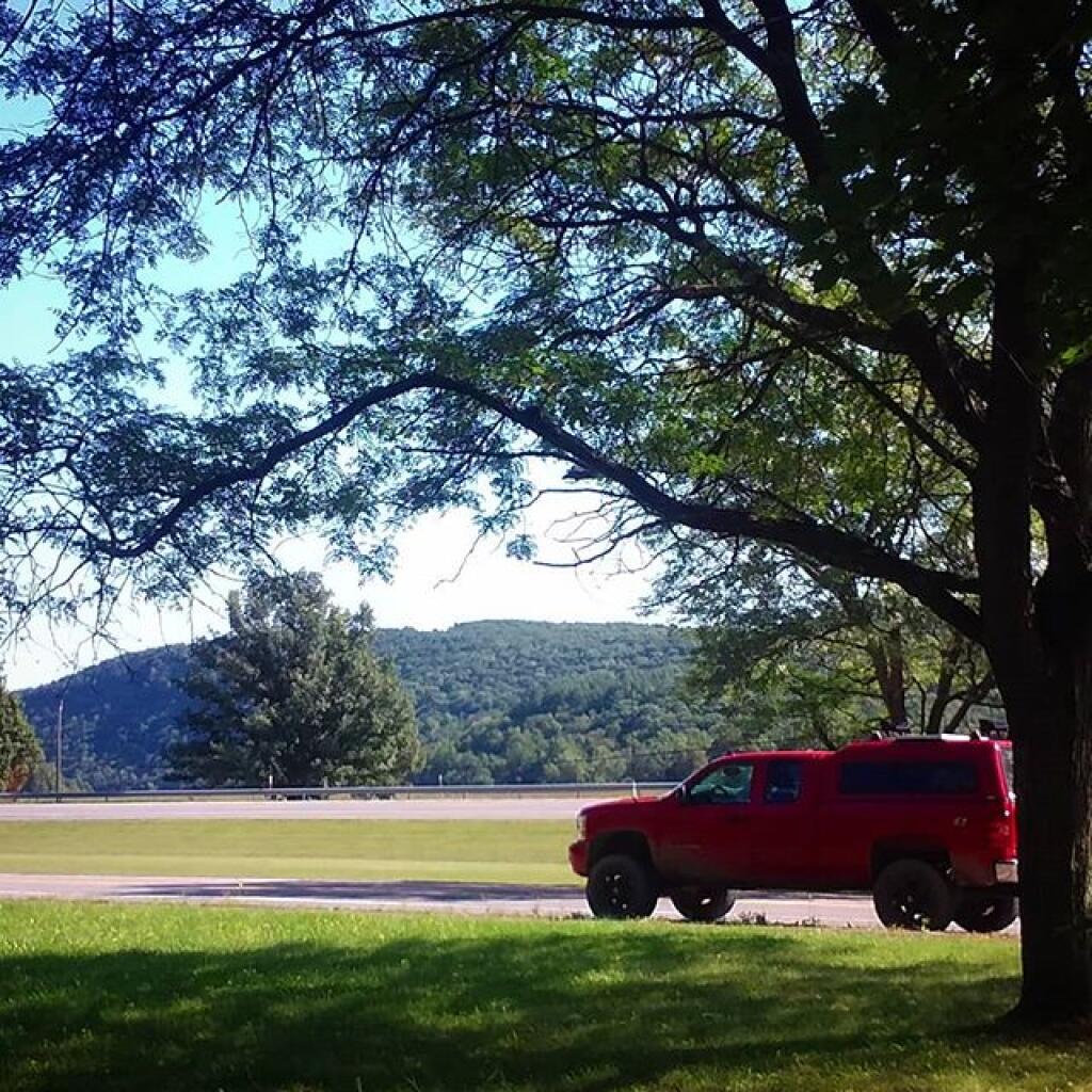 Photo: Stopping at the rest area Photo: Stopping at the rest area
