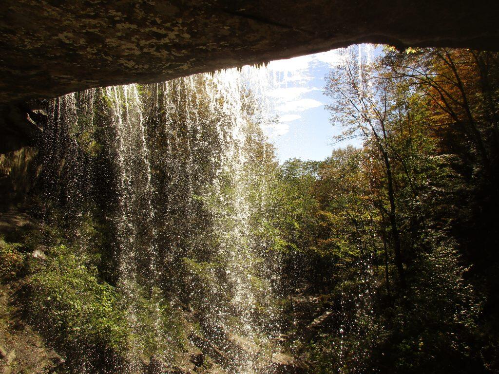 Photo: Under Tinker Falls