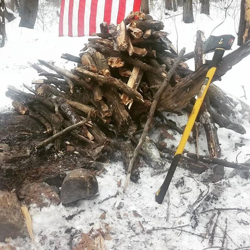 Photo: Wood mountain...warms you two different ways Photo: Wood mountain...warms you two different ways