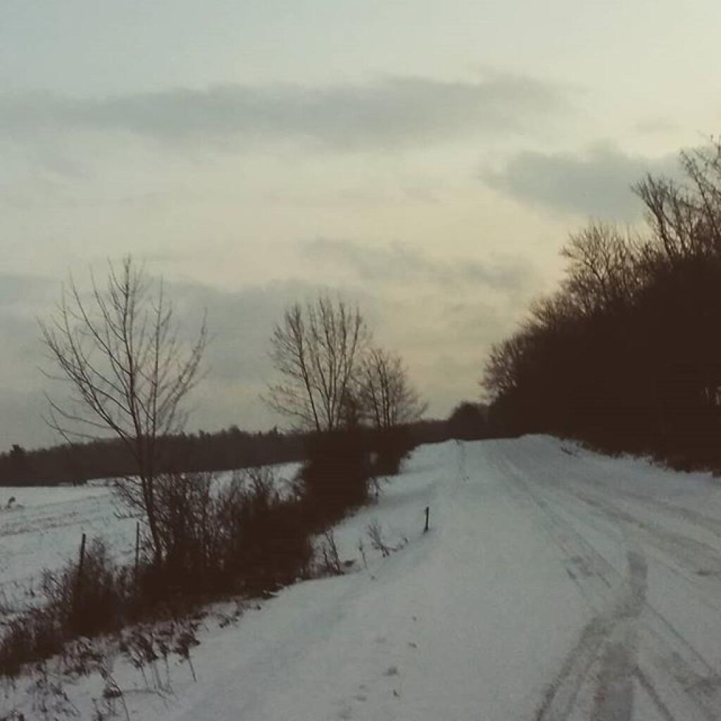 Photo: Icy Potomac Road