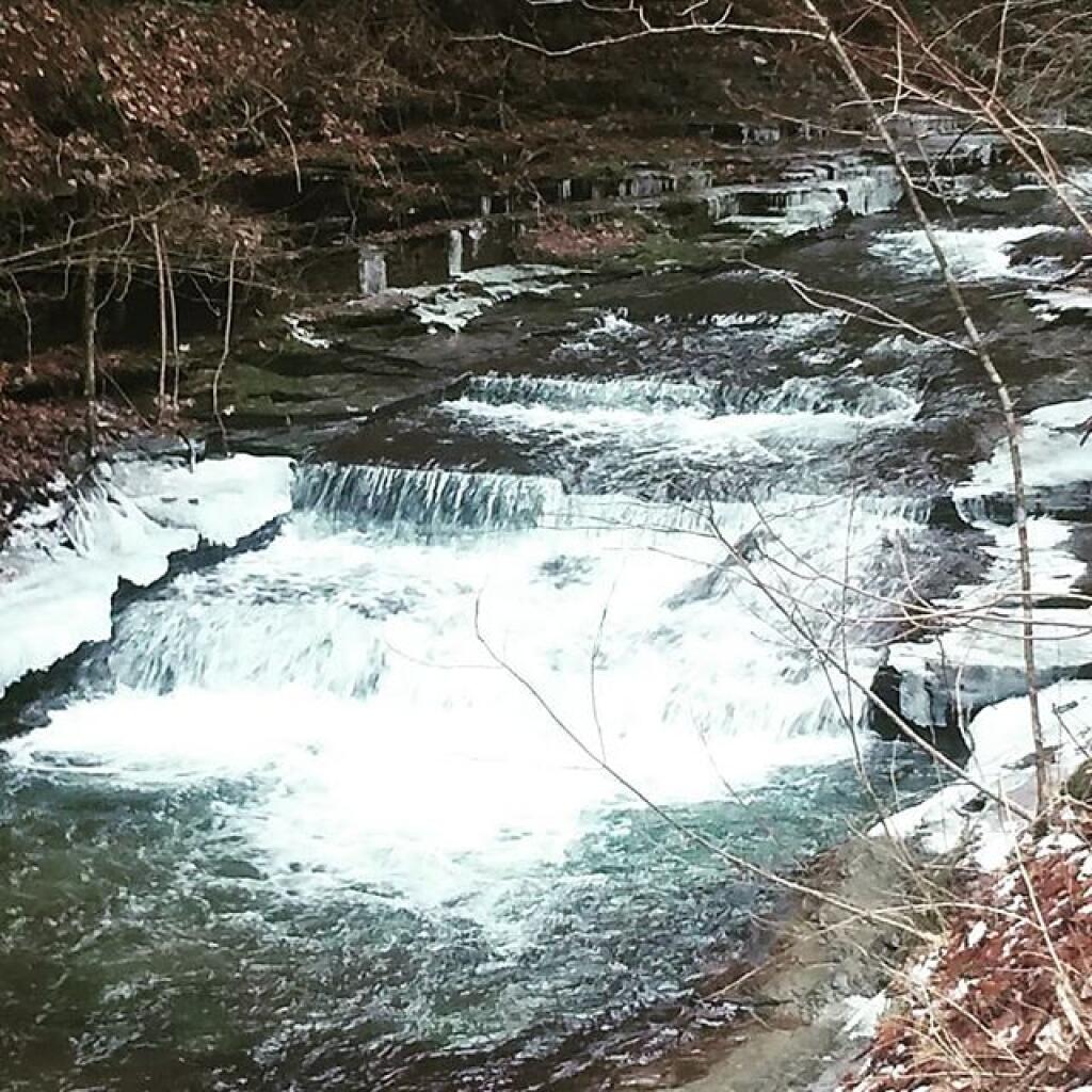 Photo: Falls Along the CCC Trail Photo: Falls Along the CCC Trail