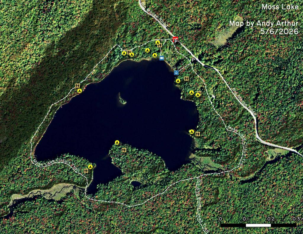 Thematic Map: Moss Lake Thematic Map: Moss Lake