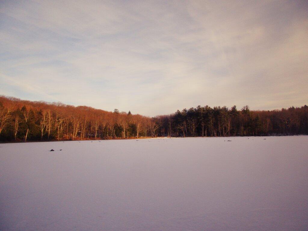 Photo: Walking Out On The Frozen Lake Photo: Walking Out On The Frozen Lake