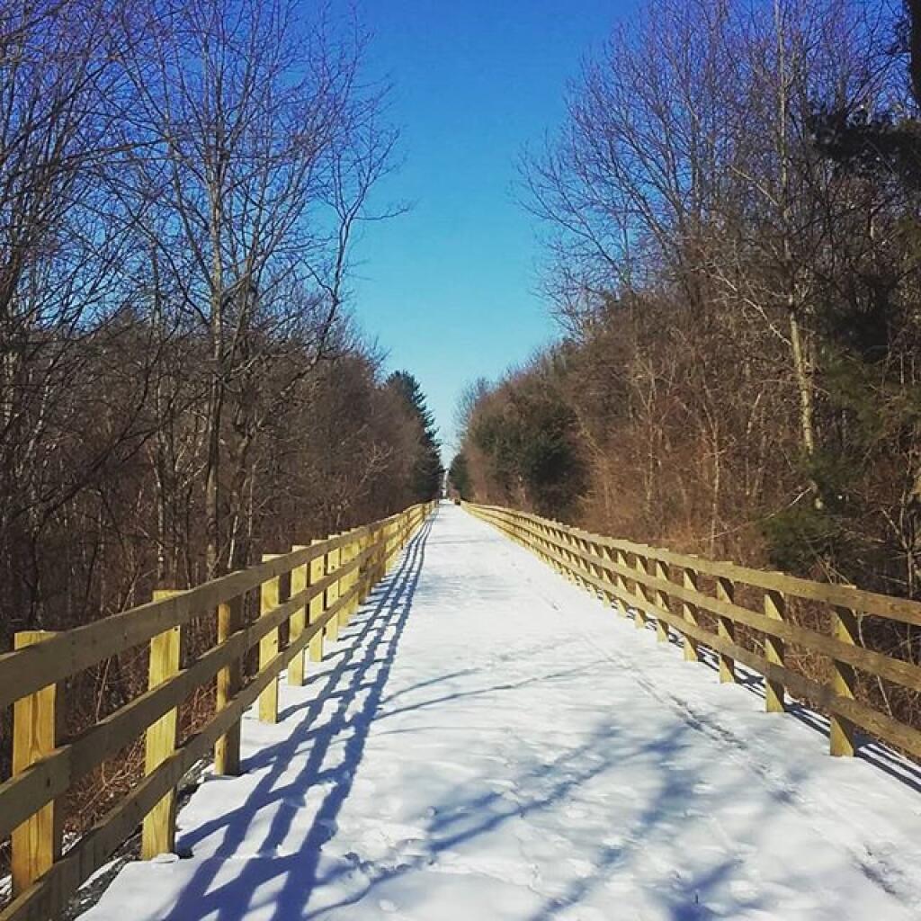 Photo: Walked more of the rail trail today