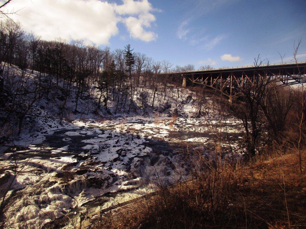 Photo: Wintery Normans Kill Falls Photo: Wintery Normans Kill Falls