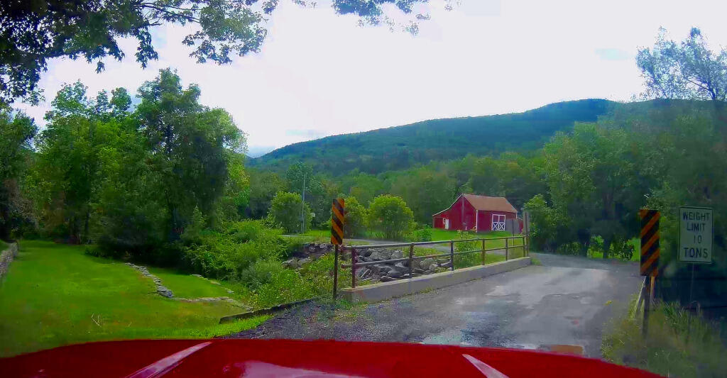Photo: Big Truck Little Spruceton Bridge