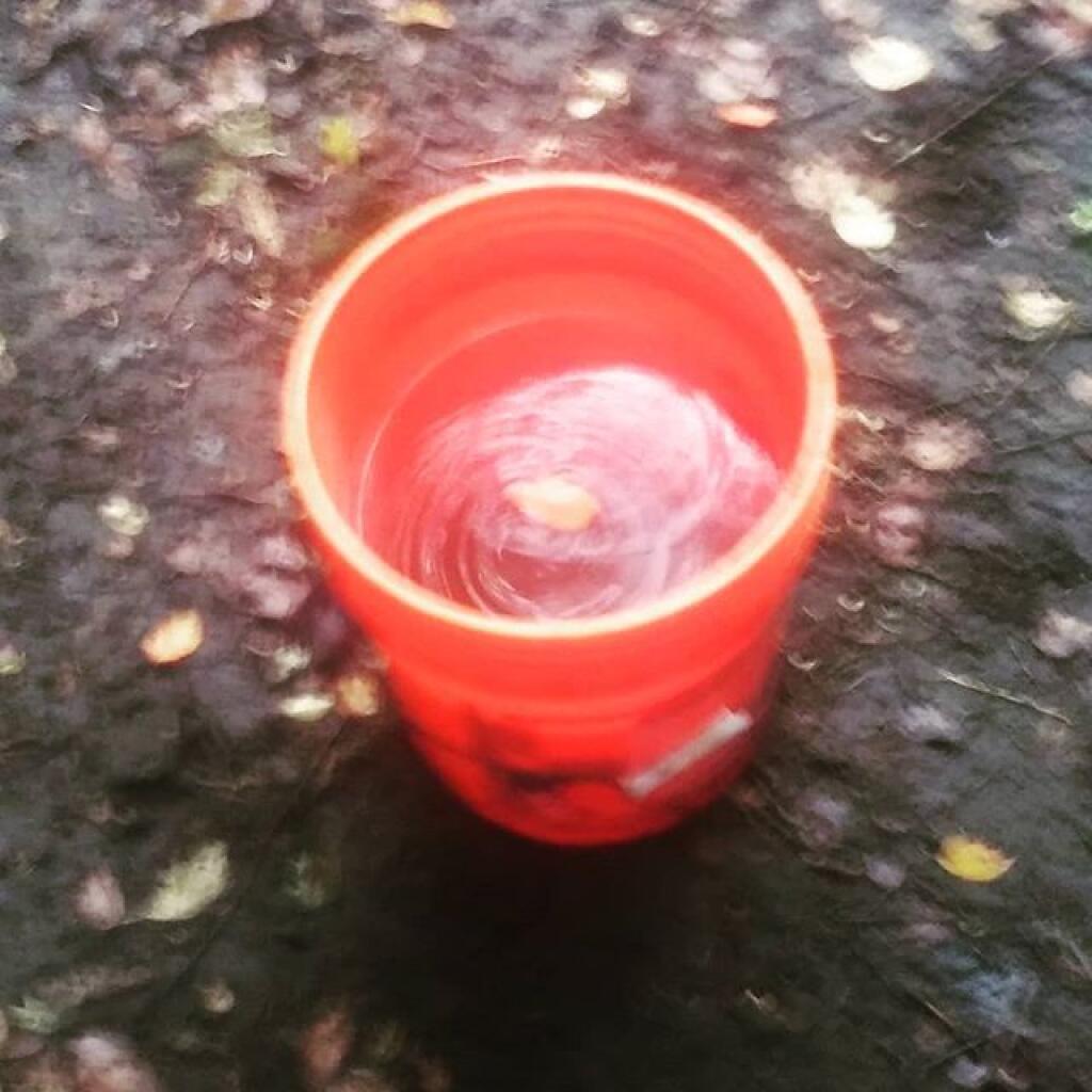 Photo: Collected over four gallons of rain off tarp from thunderstorm