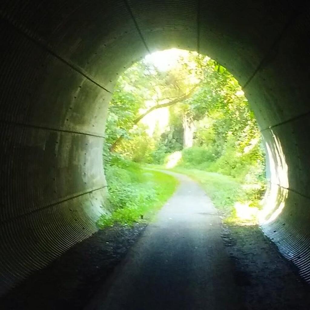 Photo: At the end of the tunnel
