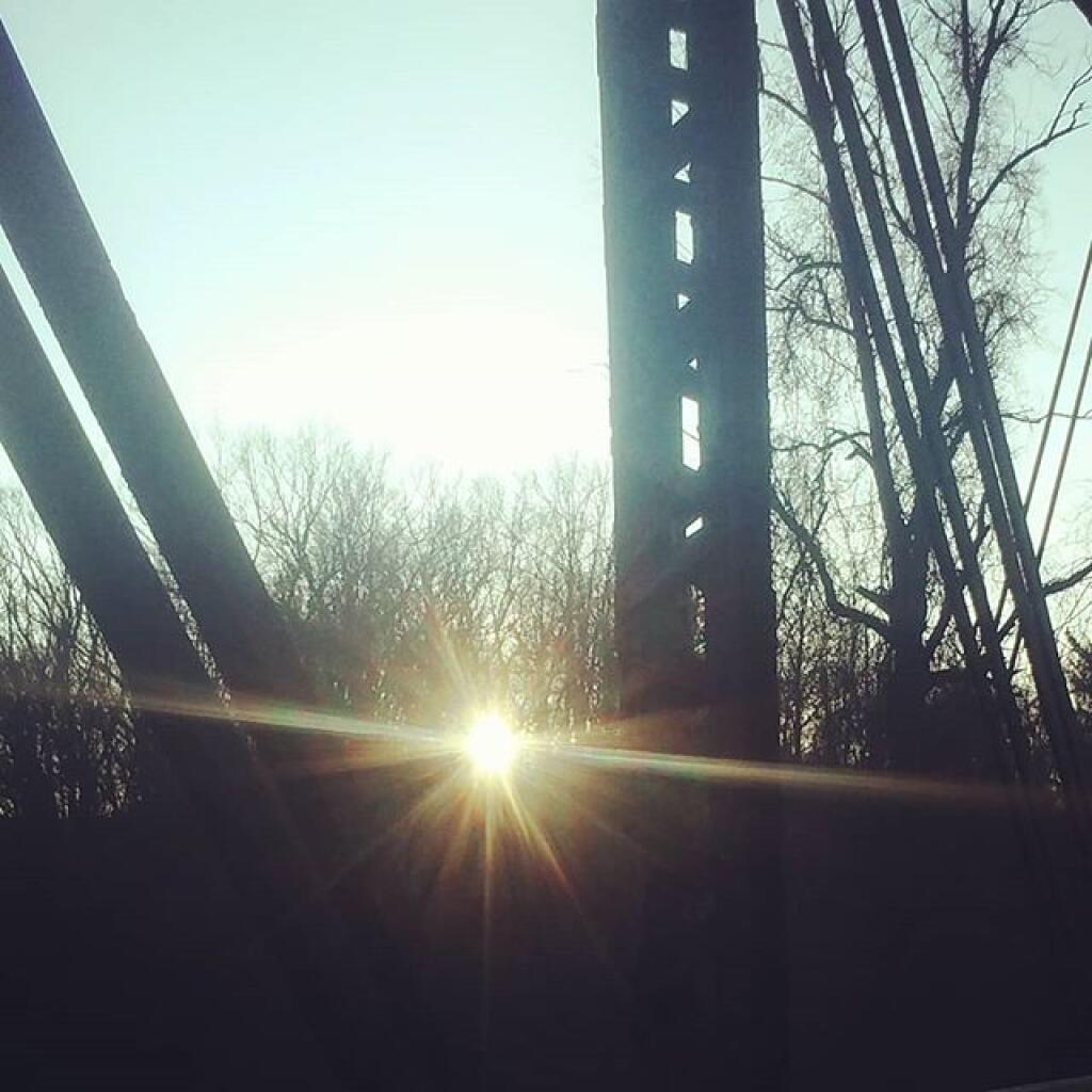 Photo: Structural sunset Photo: Structural sunset