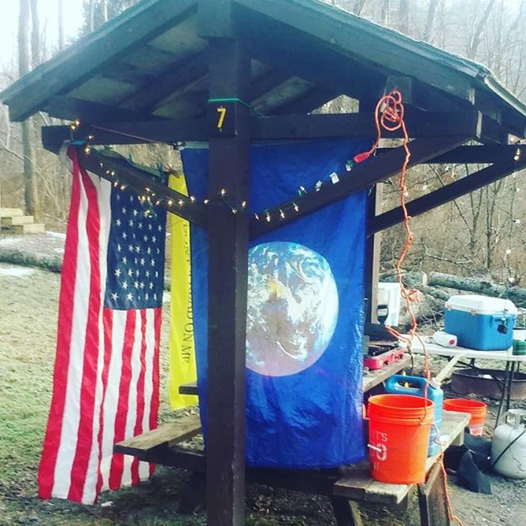 Photo: I like these camp pavilions Photo: I like these camp pavilions
