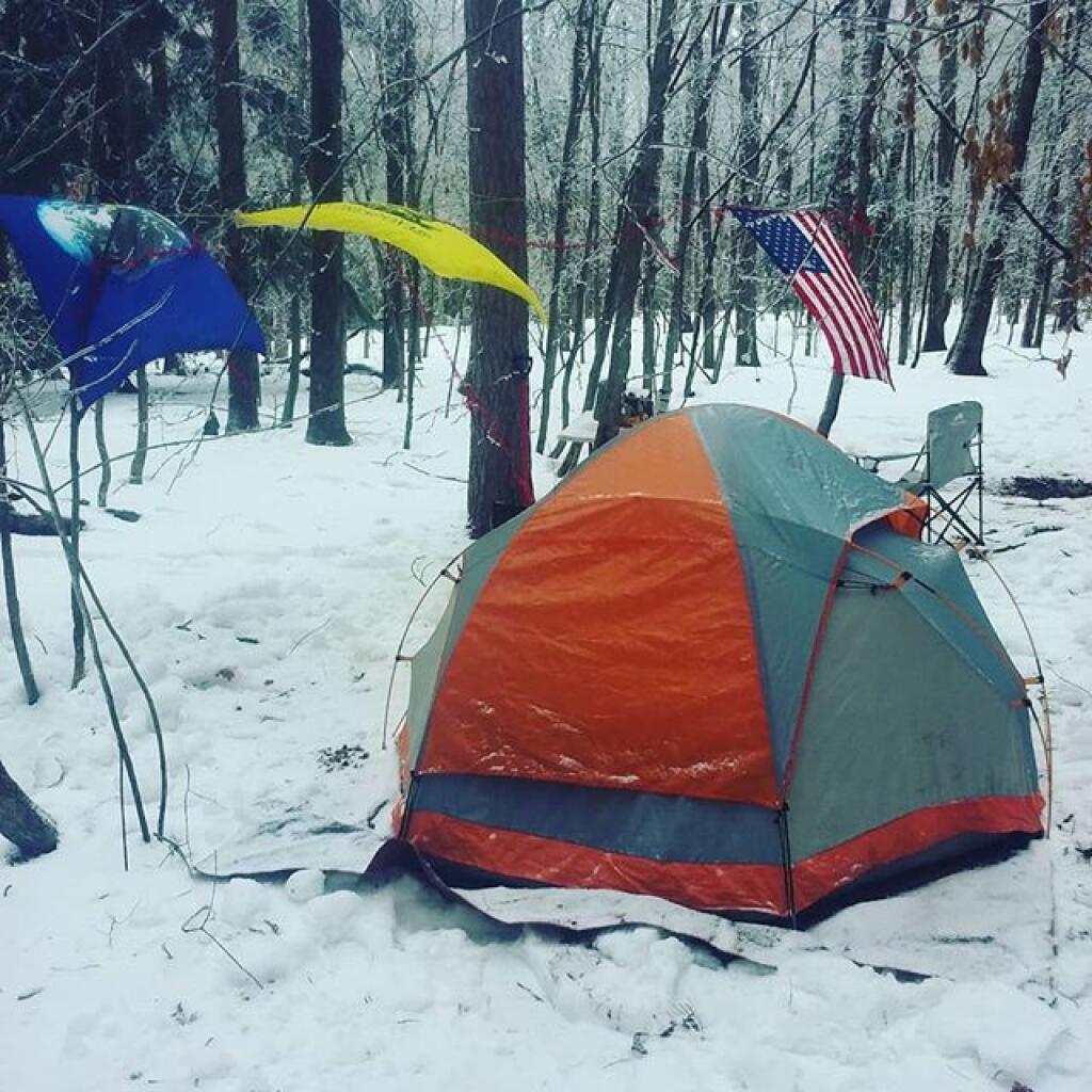 Photo: First morning at camp Photo: First morning at camp
