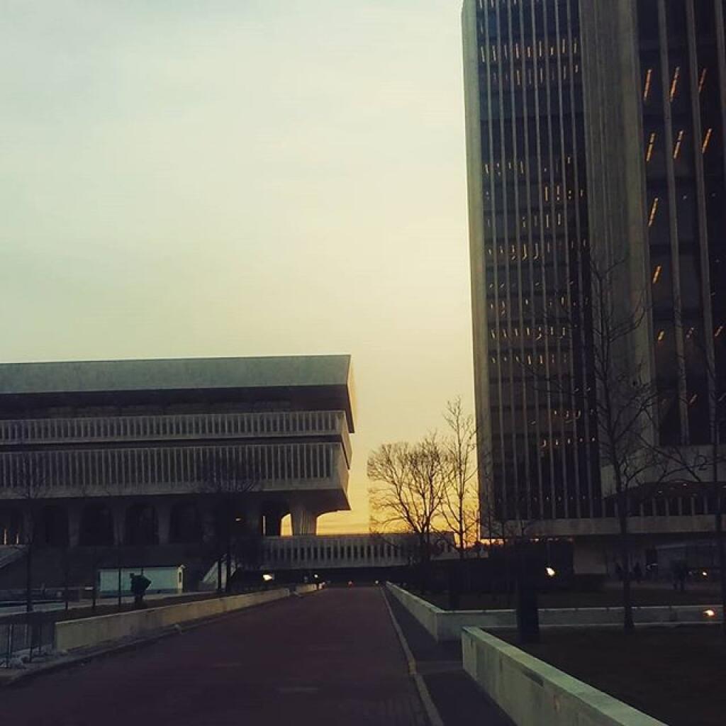 Photo: A nice day for walking on the mall