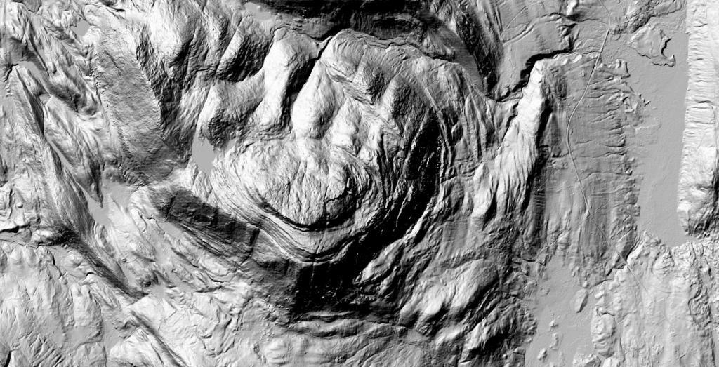 Terrain Map: Crane Mountain Terrain Map: Crane Mountain