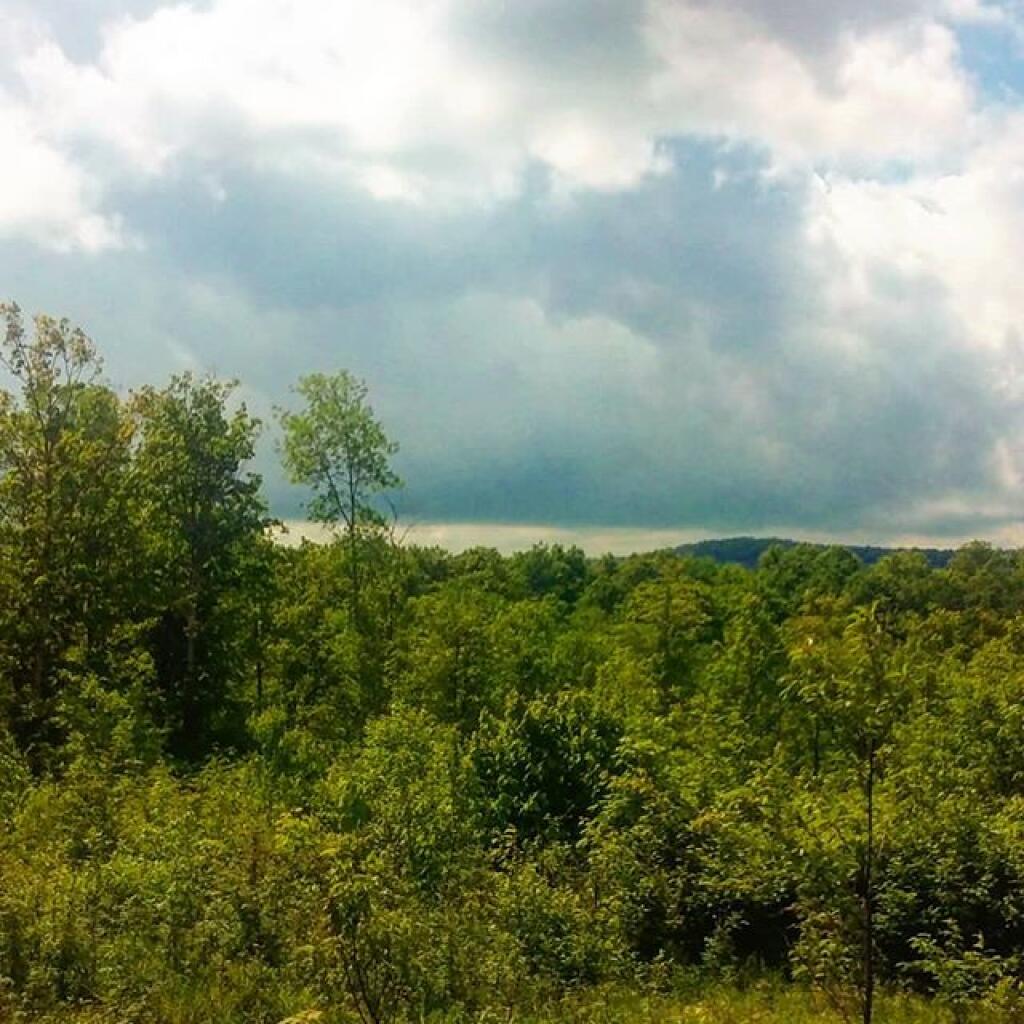 Photo: Still a bit stormy to start out the day