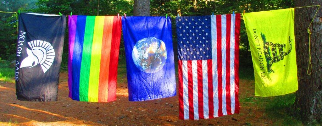 Photo: Camp Flags Photo: Camp Flags