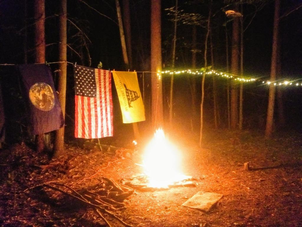 Photo: Roaring Campfire