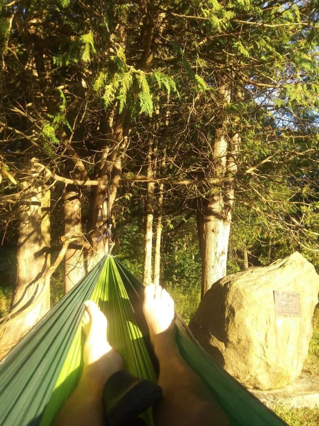 Photo: Lazy afternoon after pool was closed