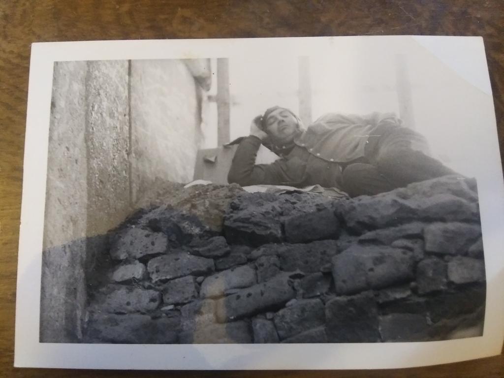 Photo: Guard at the Fort Orange Dig 1971