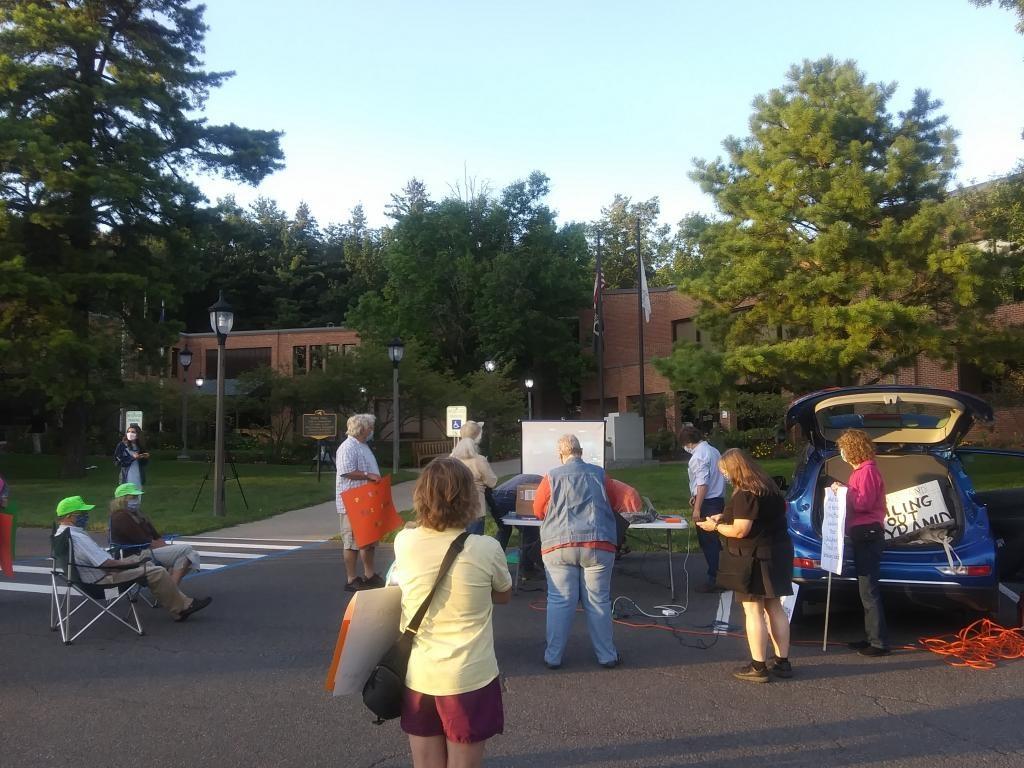 Photo: Guilderland Town Planning Board Protest