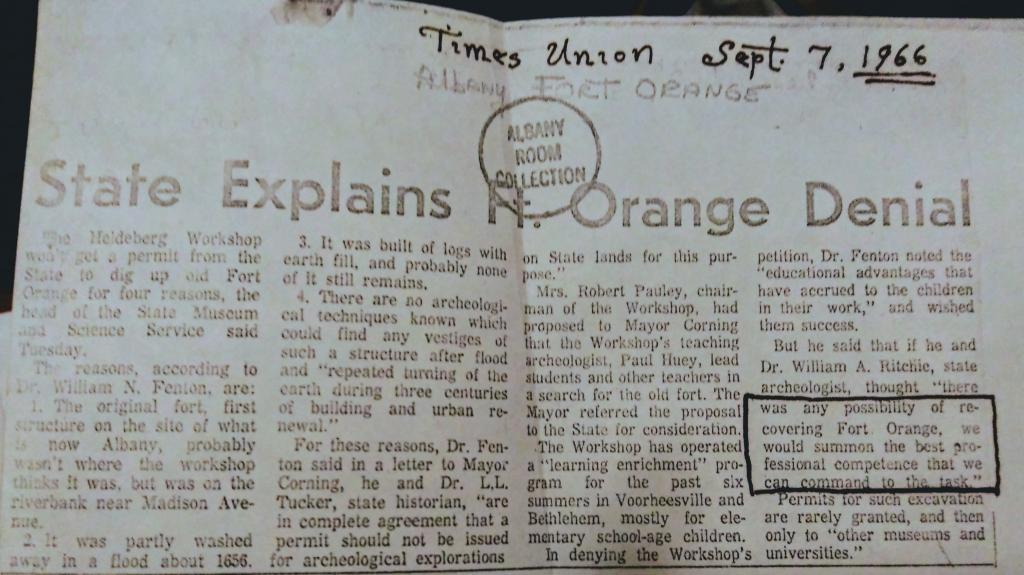 Photo: State explains Fort Orange Denial