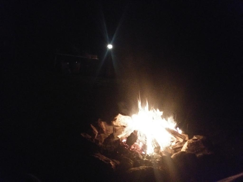 Photo: Chilly night, warm fire Photo: Chilly night, warm fire